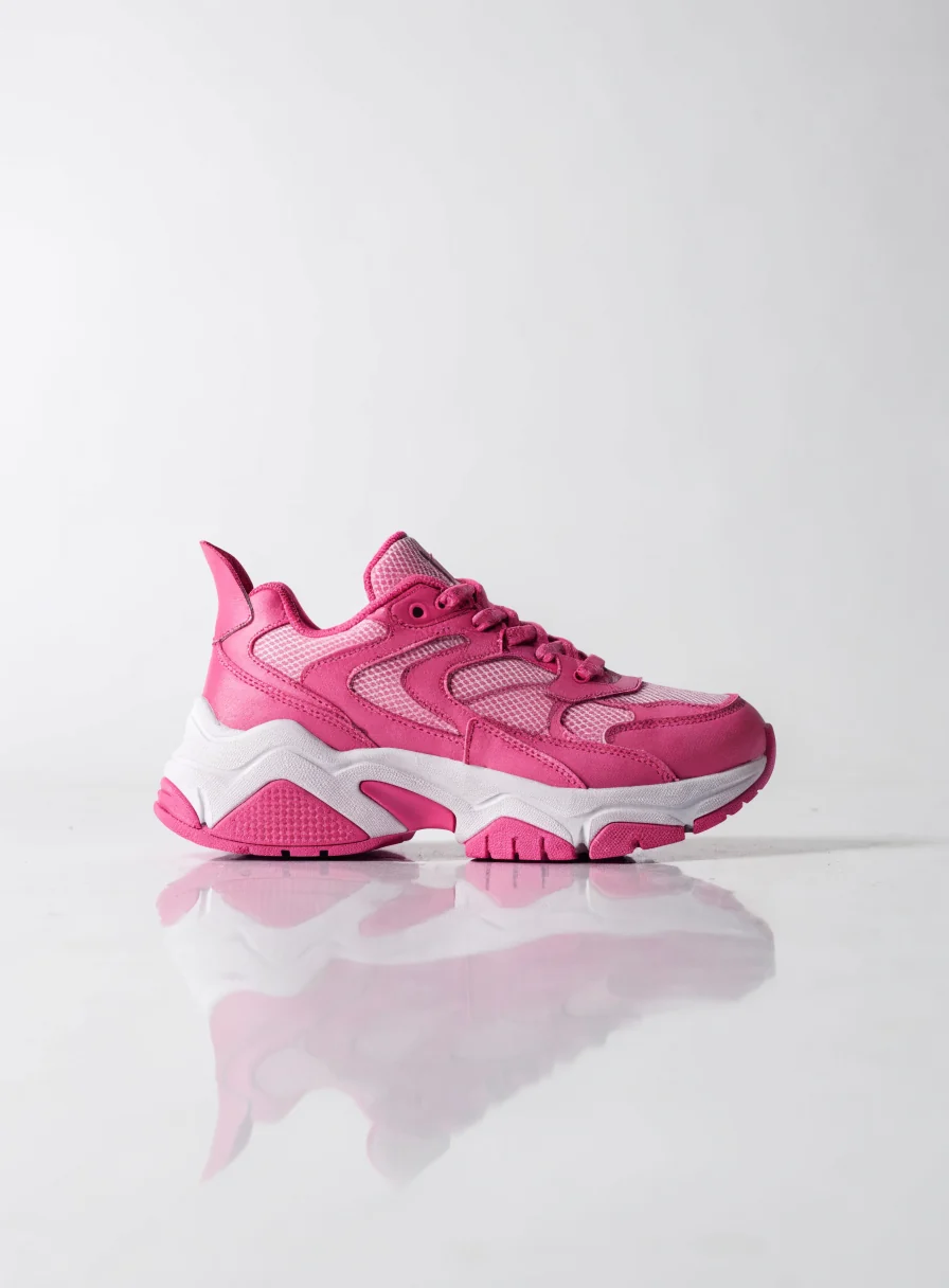 Basket rose & blanc Refresh Chaussures