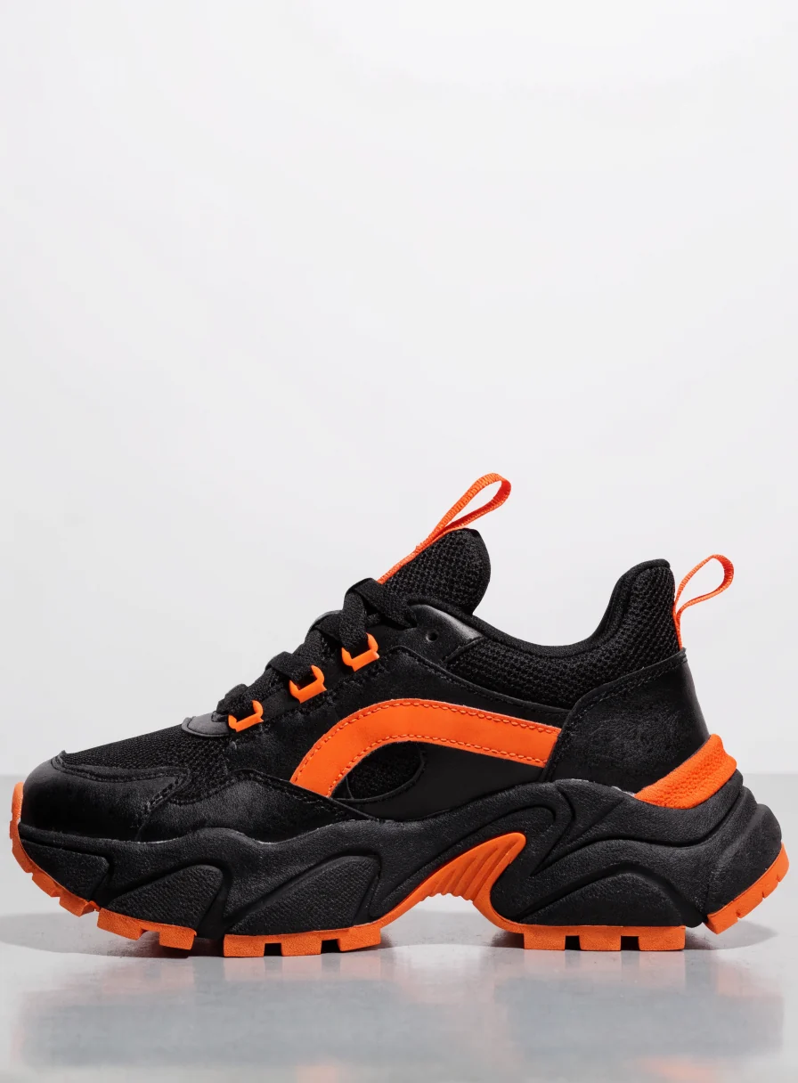 Basket chunky noir Refresh Chaussures