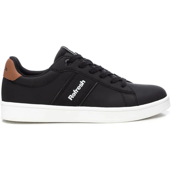 Basket homme noire cuir synthétique Refresh 171697