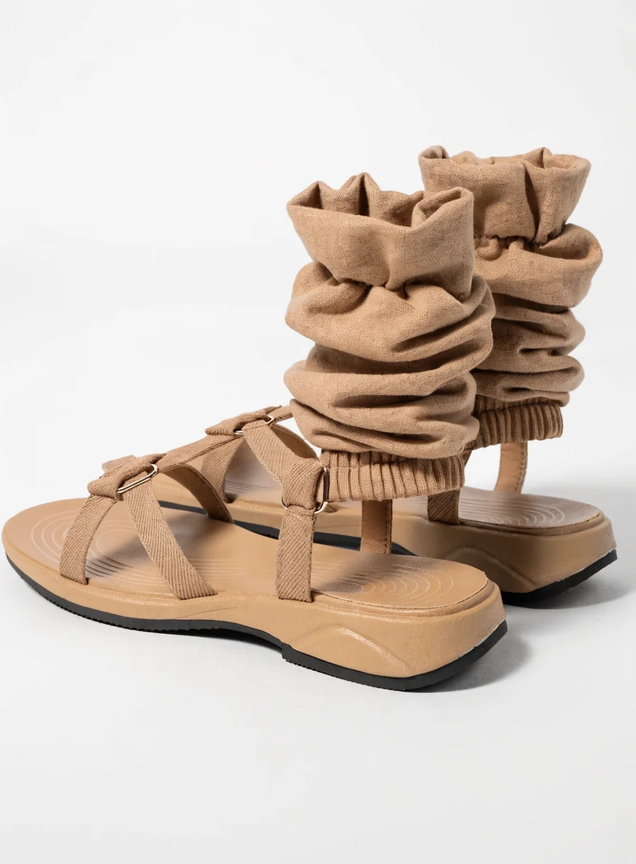 Spartiate camel Refresh Chaussures