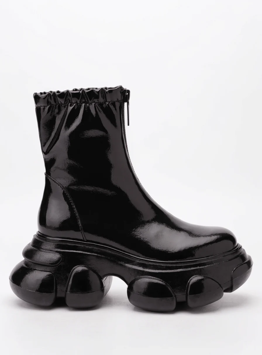 Boot synthétique noir Refresh Chaussures